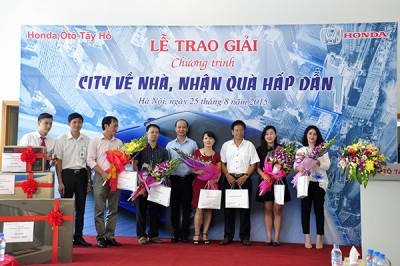 LỄ TRAO GIẢI CHƯƠNG TRÌNH 'CITY VỀ NHÀ, NHẬN QUÀ HẤP DẪN