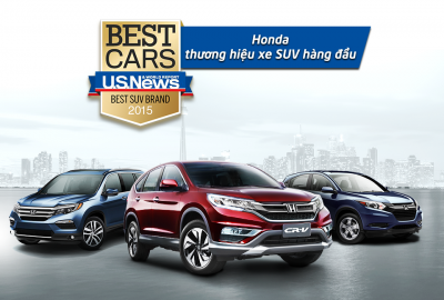 Honda giành giải Thương hiệu xe SUV hàng đầu