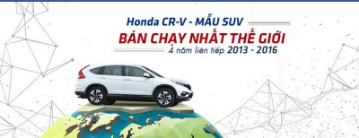 CR-V và Civic lọt Top 10 xe bán chạy nhất thế giới năm 2016!