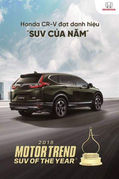 HONDA CR-V GIÀNH GIẢI THƯỞNG 