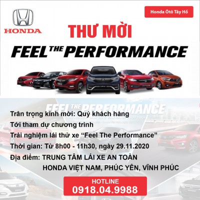 Honda Ô tô Tây Hồ tổ chức chương trình lái thử 