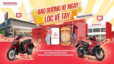 Bảo dưỡng xe ngay, lộc về tay