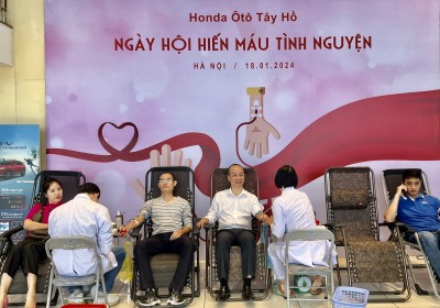 Chương trình hiến máu nhân đạo của Honda Ôtô Tây Hồ: Kết nối cộng đồng – Lan tỏa yêu thương