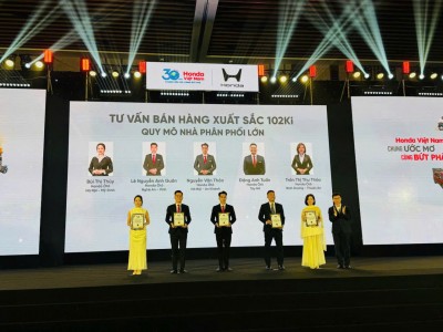 Đặng Anh Tuấn – Tư vấn bán hàng xuất sắc nhất năm của Honda Ôtô Tây Hồ